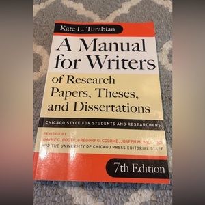 A manual for writers book 7th edition